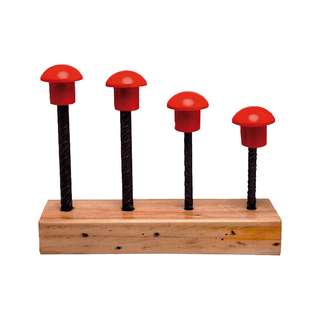 Cogumelo de Proteção em Plástico Vermelho
